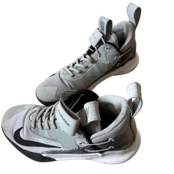 Nike Precision 4 FlyEase Size 6.5 Gray & Black - Picture 1 of 9